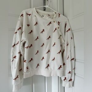 Maeve sweatshirt purchased at Anthropologie.